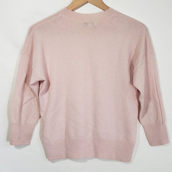 Equipment Femme  Melanie Wool Cashmere Crewneck Sweater Charm Pink Size XS $275 - Picture 7 of 11